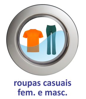 lavangem de roupas casuais femininas e masculinas no Jd. Alzira